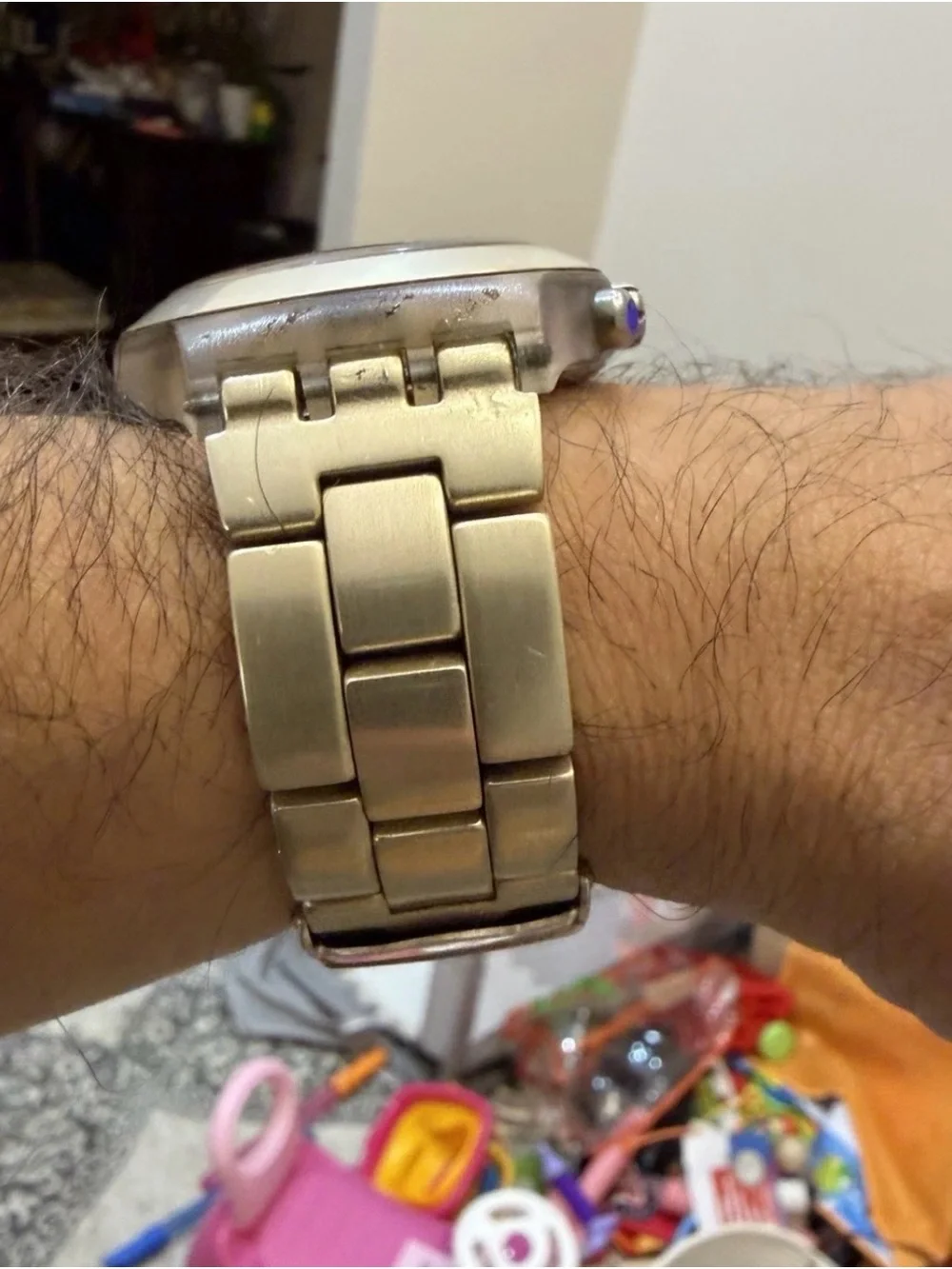 Swatch Irony Diaphane Full Blooded Gold Chronograph Watch 43mm SVCK4032G